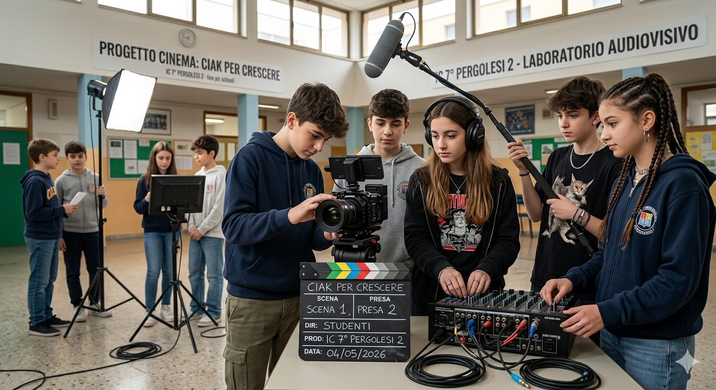 Ciak per crescere - All'Ic 7 Pergolesi 2 si fa cinema