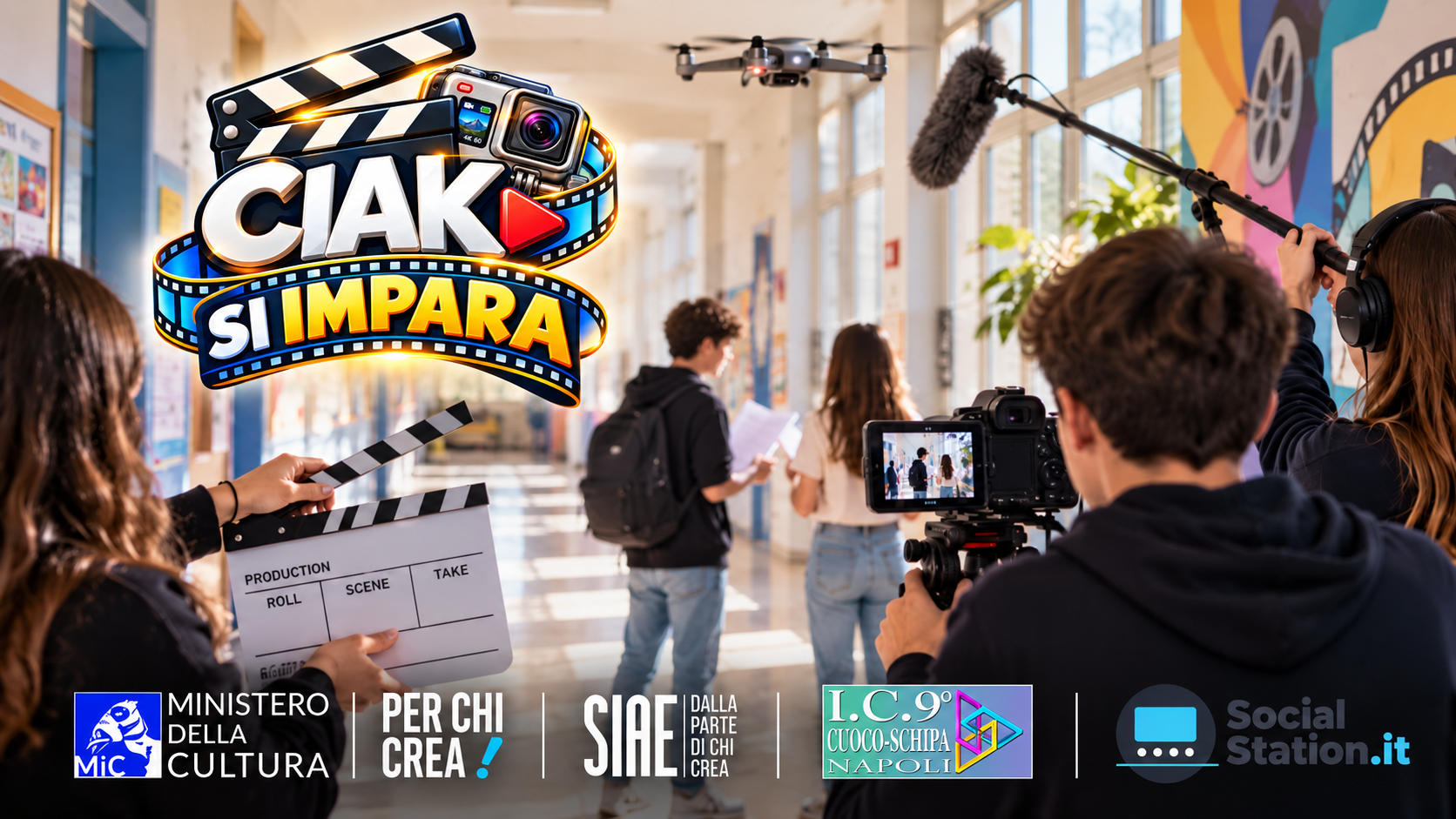 Ciak si impara: all’IC Cuoco-Schipa il cinema accende il talento dei giovani