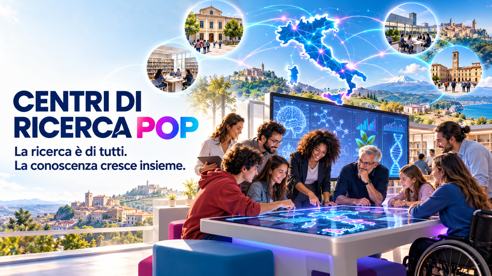 Centri di Ricerca POP: quando la ricerca esce dai laboratori ed entra nella vita delle persone