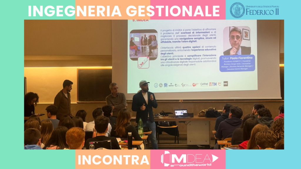 Inizia la nostra avventura con IMDEA e FABBRICA ITALIANA DELL’INNOVAZIONE. 
In questa giornata, presso la sede di INGEGNERIA, della FEDERICO II, @Domenico ci ha presentato Social Station in collaborazione con il tutor @Paolo, conquistandoci con la sua energia e passione.
Grazie al professor @Rippa é iniziato un entusiasmante progetto che ci permette di mettere in pratica tutto ciò che abbiamo appreso durante il percorso di studi. ☺️⭐️