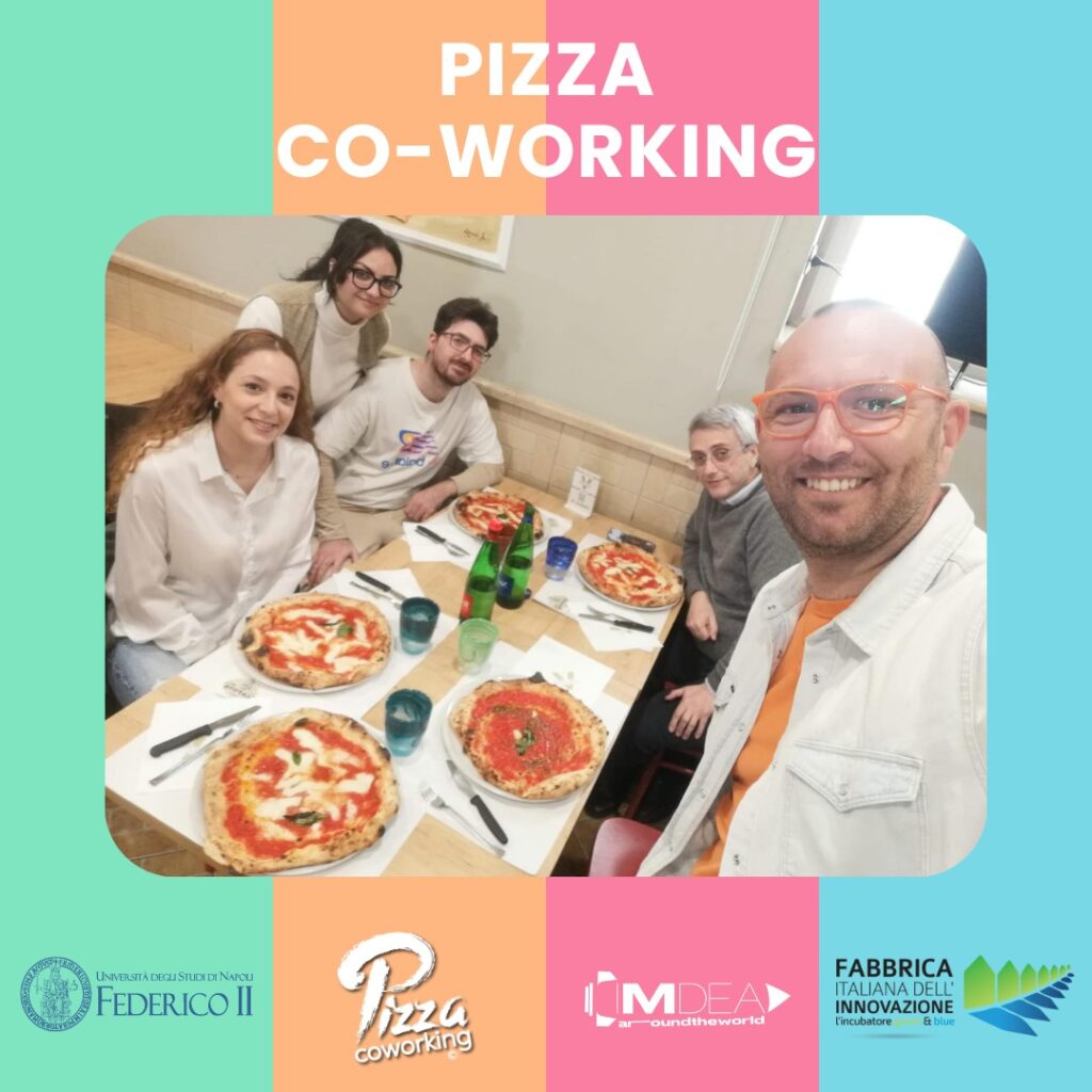 “Nessuna grande idea è nata senza condividere una pizza” 🍕💡
Ingegneria Gestionale Federico II Incontra IMDEA