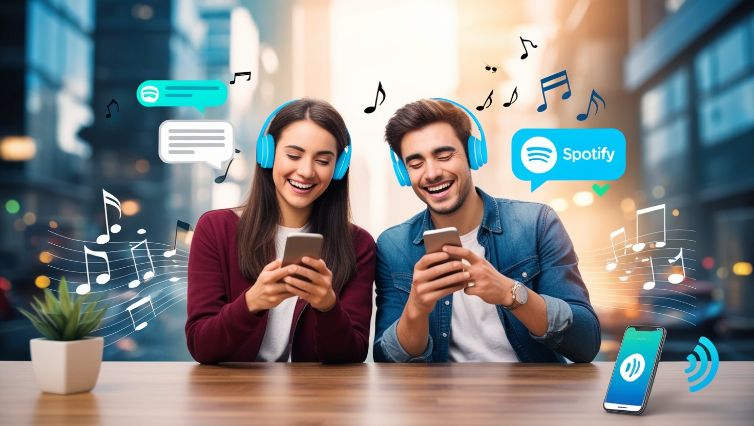 I messaggi diretti su Spotify – l’app diventa social